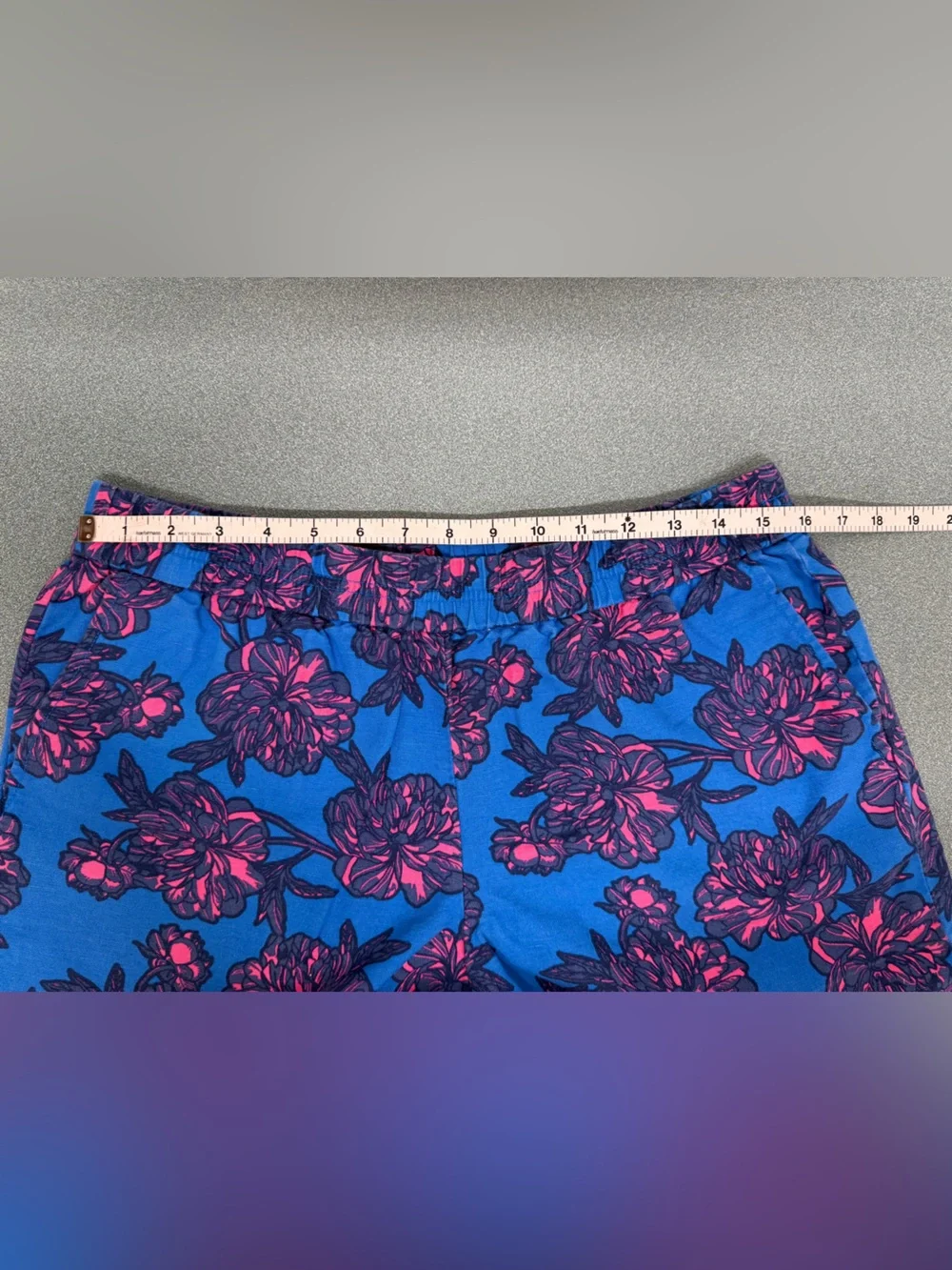 J.Crew Hawaiian Tropical Floral Print Linen Blend Pull On Boardwalk Short 10